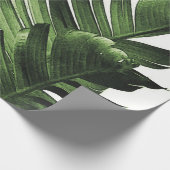 Tropisches Bananen-Blatt Geschenkpapier (Ecke)