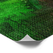 Tropisches Bananenwald - Spaziergang im Garten Poster (Ecke)