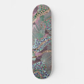 Tropisches Batik-Tier Glitter Glam 2 Skateboard (Vorderseite)