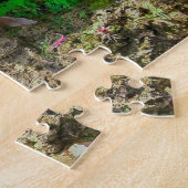 Tropisches Bergwald Wasserfall Thailand Puzzle (Seite)