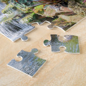 Tropisches Bergwald Wasserfall Thailand Puzzle (Seite)