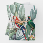 TROPISCHES BIRD LANDSCAPE Wrapping Paper Set Geschenkpapier Set (Beispiel)
