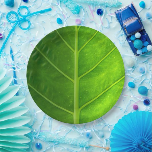 Tropisches Blatt-WegwerfpapierTeller Pappteller (Party)