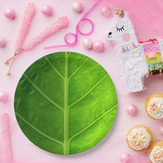 Tropisches Blatt-WegwerfpapierTeller Pappteller (Party)