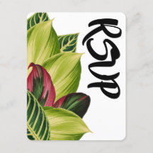 Tropisches Blätter, das UAWG Wedding ist