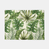 Tropisches Blätter Fußmatte (Vorderseite)