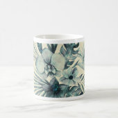 Tropisches Blätter Kaffeetasse (Mittel)