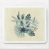 Tropisches Blätter Mousepad (Vorne)