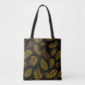Tropisches Blätter-Muster 14 Tasche (Vorderseite)
