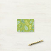 Tropisches Blätter Muster 16 Post-it Klebezettel (Auf Schreibtisch)