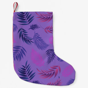 Tropisches Blätter-Muster 19 Kleiner Weihnachtsstrumpf