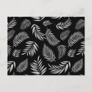 Tropisches Blätter-Muster 4 Postkarte