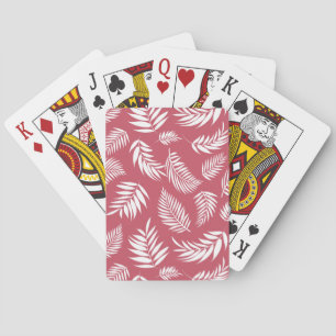 Tropisches Blätter Muster 8 Spielkarten