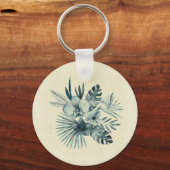 Tropisches Blätter Schlüsselanhänger (Vorderseite)