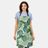 Tropisches Blätter Schürze (Getragen)