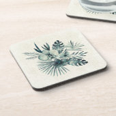 Tropisches Blätter Untersetzer (Linke Seite)