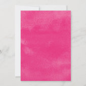 Tropisches Blätter Wasserfarben Einladung (Rückseite)