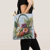 Tropisches Blattfenster Tasche (Von Nahem)