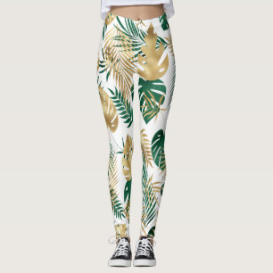 Tropisches Blattmuster  Leggings