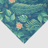Tropisches Blattmuster Seidenpapier (Detail)