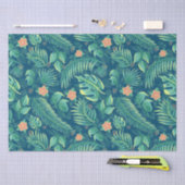 Tropisches Blattmuster Seidenpapier (Handwerk)