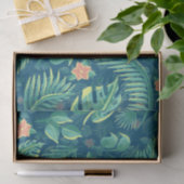 Tropisches Blattmuster Seidenpapier (Geschenk)