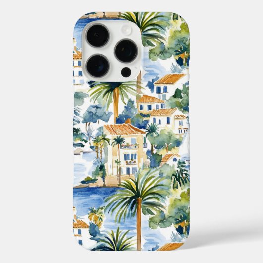 Tropisches blaues Mittelmeer Case-Mate iPhone Hülle (Rückseite)