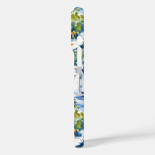 Tropisches blaues Mittelmeer Case-Mate iPhone Hülle (Rückseite / Links)