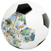Tropisches blaues Mittelmeer Fußball (Dreiviertel)