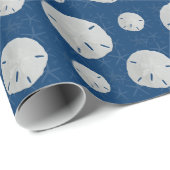 Tropisches blaues Sandpapier für das Geschenkpapie Geschenkpapier (Rolleneckpunkt)