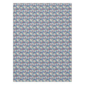 Tropisches blaues Trägheits-Muster Tischdecke (Vorderseite)