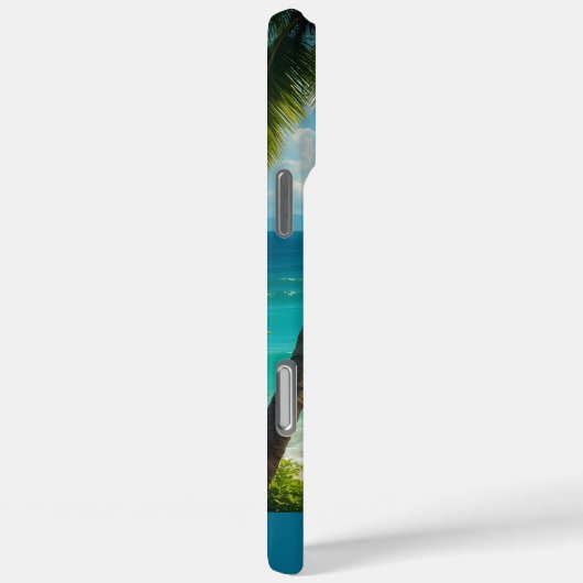 Tropisches Bliss Case-Mate iPhone Hülle (Rückseite / Rechts)