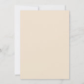 Tropisches Bliss | Personalisierter Hochzeitstorte Einladung (Rückseite)