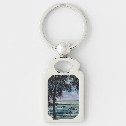 Tropisches Bliss Schlüsselanhänger (Vorderseite)