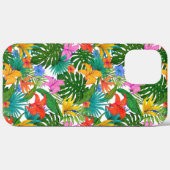 TROPISCHES BLUMEN-BOTANISCHES MUSTER Case-Mate iPhone HÜLLE (Rückseite (Horizontal))