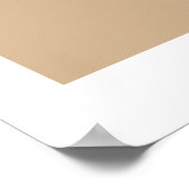 Tropisches Blumendesign Poster (Ecke)