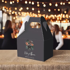 Tropisches Blumenkull Halloween Geschenkschachtel