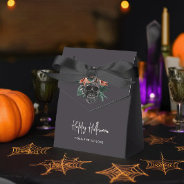 Tropisches Blumenkull Halloween Geschenkschachtel