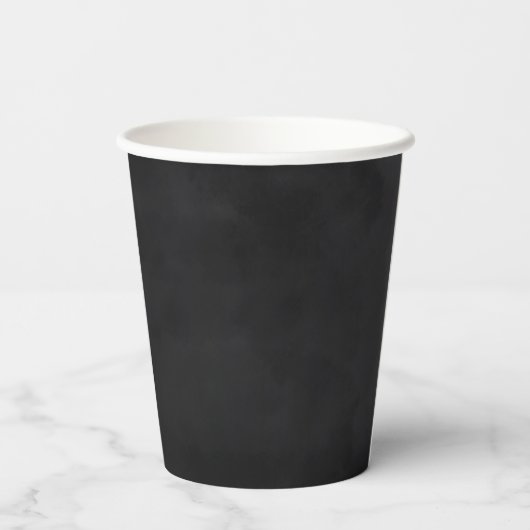 Tropisches Blumenkull Halloween Pappbecher (Rückseite)