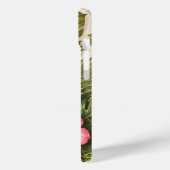 Tropisches Blumenmuster – Hibiskus, Monstera Case-Mate iPhone Hülle (Rückseite / Links)