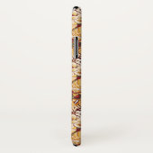 Tropisches Blumenmuster mit Tiger Case-Mate iPhone Hülle (Hinten/Rechts)