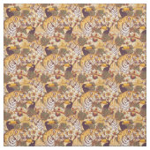 Tropisches Blumenmuster mit Tiger Stoff (Muster)