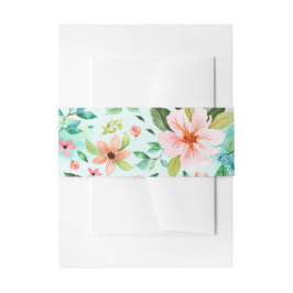 Tropisches Blumenstrandverbot Einladungsbanderole