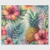 Tropisches Blut Geschenkpapier (Flach)