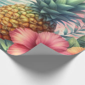 Tropisches Blut Geschenkpapier (Ecke)