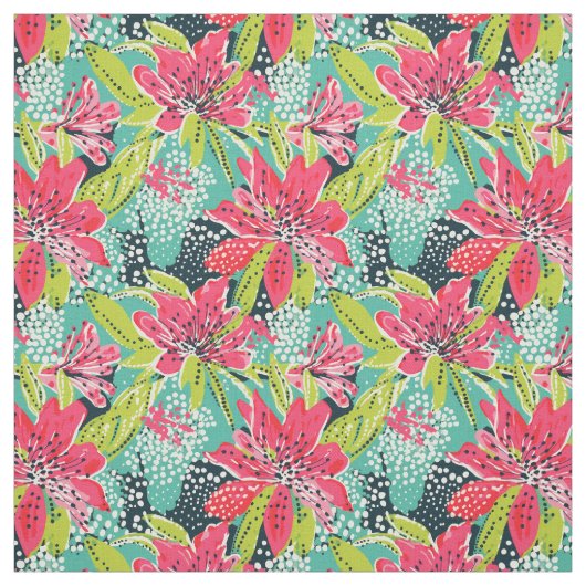 Tropisches Blut Stoff (Muster)