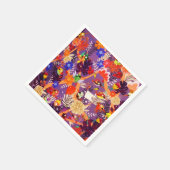 Tropisches Botanisches Jungle-Blume-Paradies Serviette (Ecke)