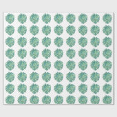 Tropisches botanisches Leaf Geschenkpapier (Flach)