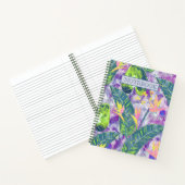 tropisches, botanisches notizblock (Innenseite)