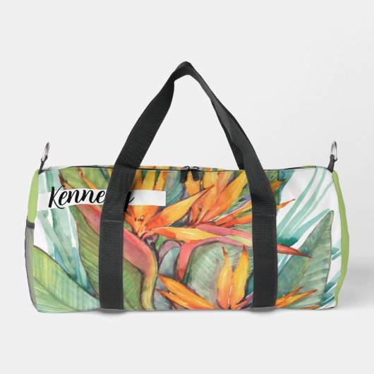 Tropisches botanisches Paradies II Duffle Bag (Rückseite)